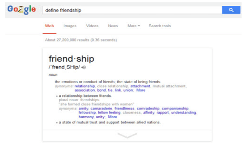Từ điển tiếng Anh cùng google